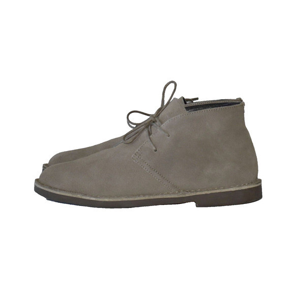 B2 Auth J CREW Taupe Suede Lace Up Desert Boots Shoes AA089 Size 8 main image 5